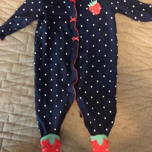 Baby girl Strawberry Sleeper